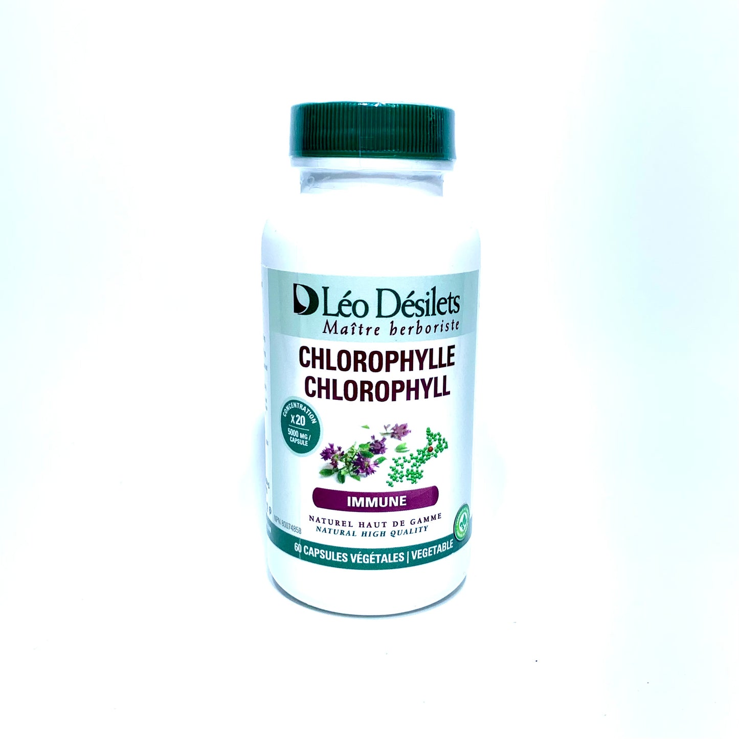 Chlorophyll capsules