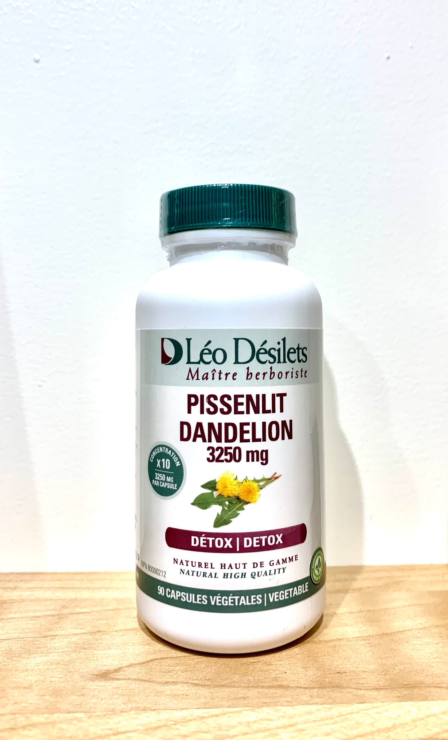 Dandelion capsules
